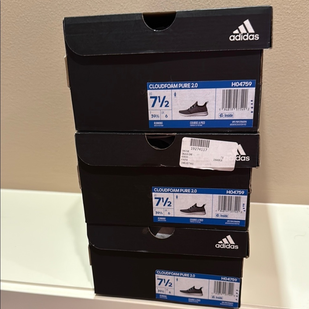 Adidas Cloudfoam Pure 2.0 Women’s Size 7.5 Running Shoes Navy Blue H04759-Z022 - Picture 16 of 16